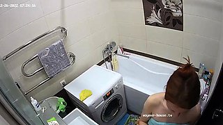 Roommate Nadia after shower HIdden Cam