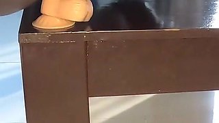 Selflove Is Also Important MILF Rubs and Fucks a Huge Dildo.