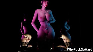 3D Big Boobs Asian Cosplay Model Got Fucked so Hard by Stranger