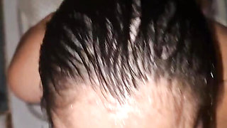 Blowjob in the shower and fucks me really hard in bed