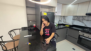 The Best Blowjob, Young Latina Pays Home with Hard Sex.