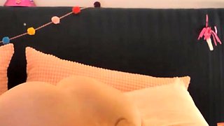 Blonde tight pussy babe solo toy fun in glamour masturbation