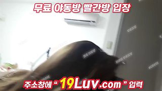 3356 The girl next door is good at sucking dick and anus, and has a good mind. Korean Tele UBE892