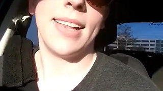 Alt Redhead Cums After Public Exhibitionism