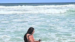 Strolling on the Beach