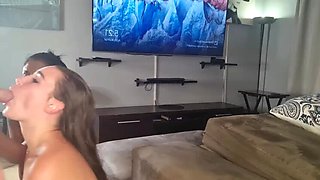 Hot Indian babe sucks white cock in wild interracial threesome - Pussy to mouth action with tattooed sluts