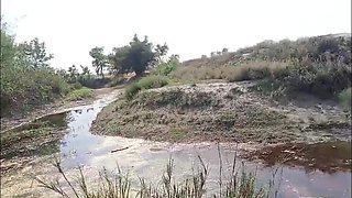 Desi Bhabhi RadhaDevi Wild Jungle Sex - Outdoor Creampie & Fingering