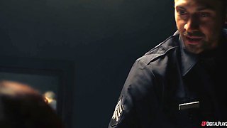 Nicole Kitt's Dark Power in a Uniform Scene