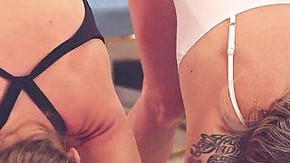 Kora Bell Turns Yoga Into a Strap-on Ass Fucking on the Beach