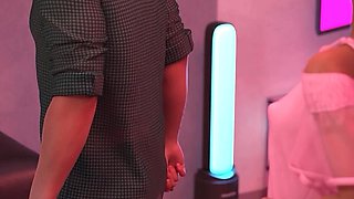 Young Babe with a Perfect Body Gets Her Tight Pussy Fucked and Creampied by a Big Cock - Taboo University(steam Game) - #7