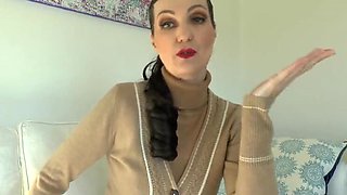 German MILF Lady Victoria Valente POV JOI - Cum On Stepmom's Sweater Before Wedding