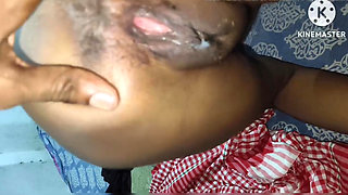 Milky Boobs Bhabhi Dropping Her Milk on Husband Cock