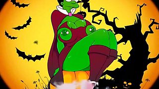 Halloween famous hentai