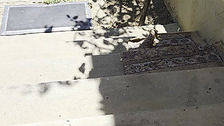 Inserting a Small Cup Into the Wet Pussy