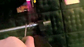 Stina Stone Femdom Smoking Human Ashtray Spitting Tease Denial in Leather Gloves