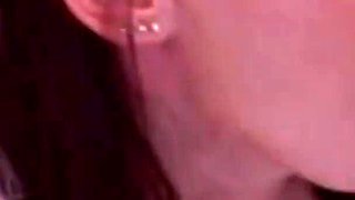 Blonde and redhead teen getting pounded in foursome