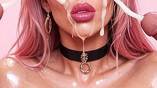 Emma and Jake Sex in Bukkake Party. Blonde Curvy Woman with Big Tits, Big Dick, Creampie, Cumshot, Gangbang, Bukkake