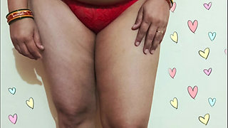 Pankhuri Kunal Red Lingerie for Birthday Party