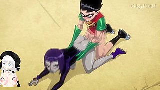 Raven cosplays and has some fun with Robin while the brute is out