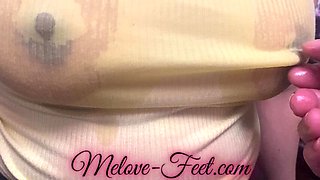 Melove Big Boobs Getting Oiled Again