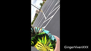 Flashing Scooter Exhibitionist