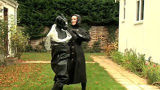 gentle fetish anal actions with latex and bdsm