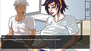 Helping Ghost Ashley & Then Lara in th Kitchen