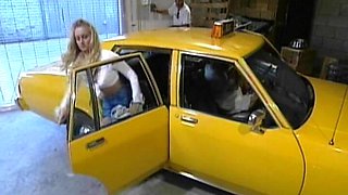 Magnificent Blonde French Babe Gangbanged Before Facial