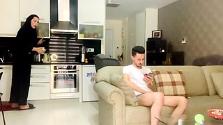 An Arab Boy Fucks Step- Mother Because He's Still Learn How to Have Sex. and Thestep- Mother Doesn't Mind Teaching Her Step Son