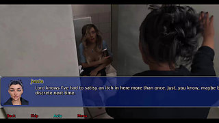 The office wife #8 - stacey played with herself in the shower.