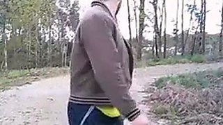 Portuguese Bear Strips and Shows His Big Cock