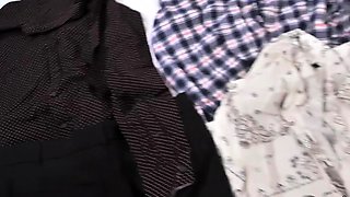 pov family humping with turned on milf brunette