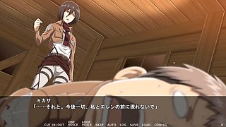 Amateur Mikasa Ackerman gives a mind-blowing blowjob in this Asian hentai