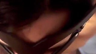 Disco Babe Gets Rough Throat Fuck in Windpants and Takes Deep Pulsating Throatpie!