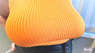 My Big Tits Spill Out All Over The Place (homemade natural bigtits mature aunt bbw_wife)
