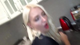 Anal Sex On The Kitchen Sexy Housewife In Robe Pov