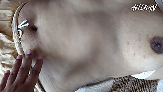 Lady in Bedroom on Bed.vagina and Boobs Porn