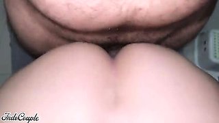 Indonesian Hijab Wife Homemade - Muslim Couple Creampie & Cowgirl Sex - Real Cuckold Story with Happy Ending