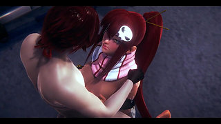 Tengen Toppa Gurren Lagann Hentai - Yoko Having Sex in a Warehouse - Japanese Asian Manga Anime Film Game Porn