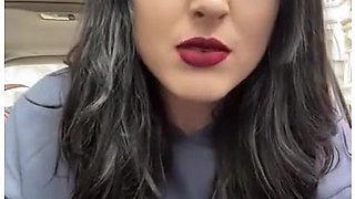 Riley Reid And Ellie Louise - British Chav In Trackies Smokes In The Car! What A Chav !