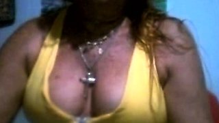 Horny Granny on Webcam