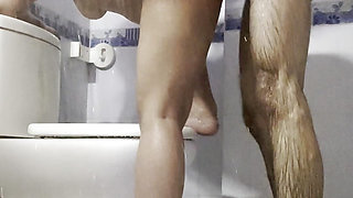Crazy shower sex by couple desi