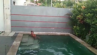 Me & My Filipina Wife, Enjoying Nudism Naturism Body Freedom, in S Private Pool Villa