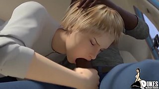Best Friend Gives Me a Hot Car Blowjob - Big Dick Cum in Mouth