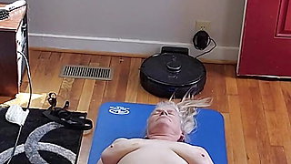 Hot Mature Does Naked Yoga! Good One To Stroke That Cock To!