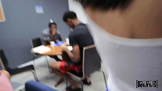 Amoral cutie POV amazing sex clip