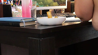 357 (custom Video) Video Similar to 356 but in Hijab* I Do Housework, Naked, Only in Black Pantyhose