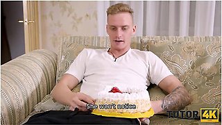 Blue Wave And Martin Spell In Guy Brings A Cake To Married Teacher And Fucks Her At Home