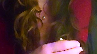 Blonde hoe toys her hairy box and hot ass in sexy solo