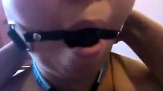 Submissive Japanese wife plays out her kinky fetish fantasy